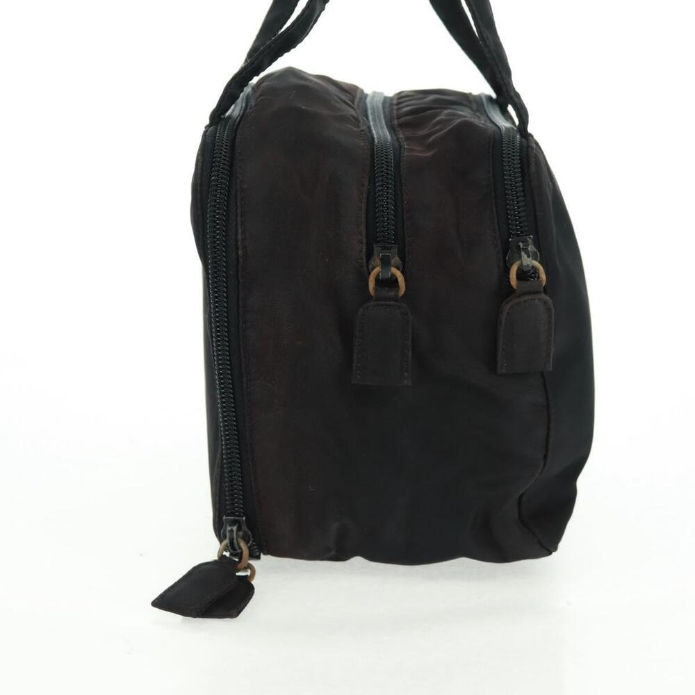 PRADA Hand Bag Nylon Black Silver Auth 161692 - Picture 4 of 16